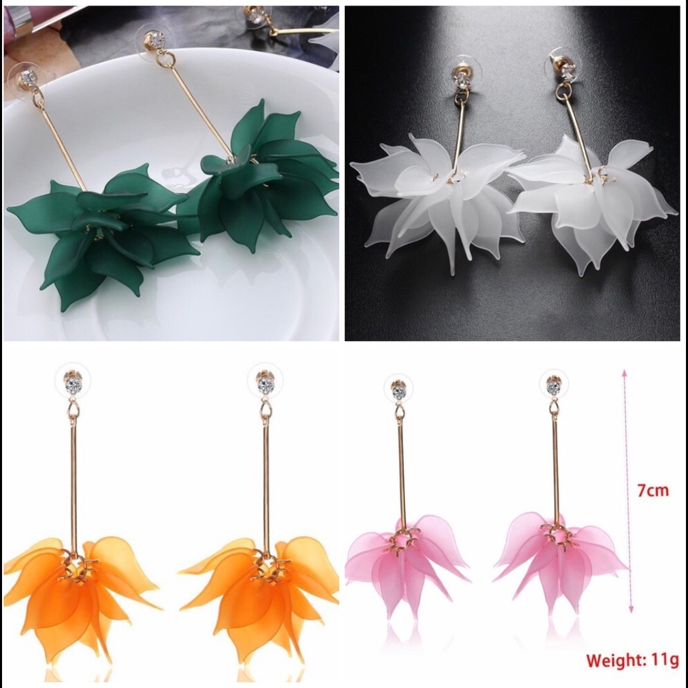 4-NEW Beautiful Flower Earrings!🌺